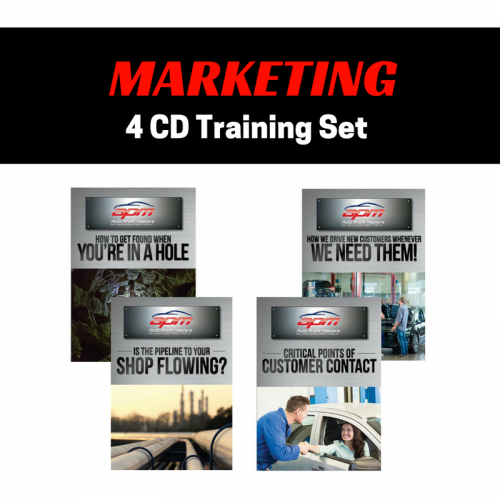 Marketing 4 CD set Auto Profit Masters Shop Owner Service Advisor Training