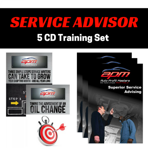 Service Advisor 5 CD set - Auto Profit Masters Shop Owner Training